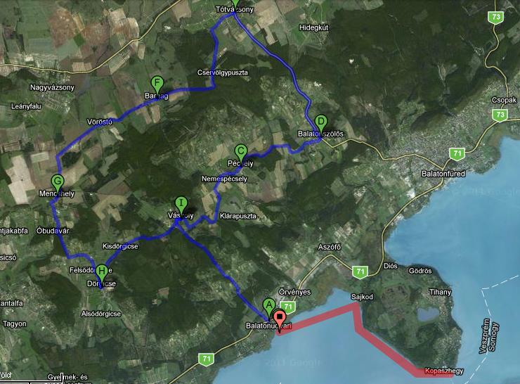 Duatlon térkép